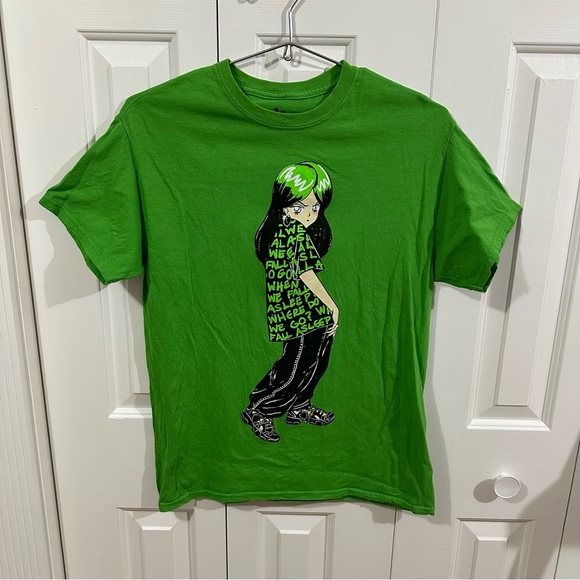 Other - Billie Eilish Green Shirt Medium